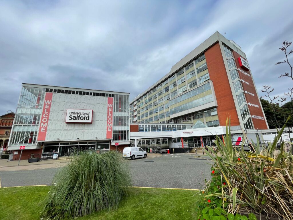 University of Salford building, Maxwell building area.